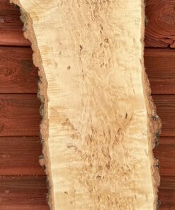 Bräda masurbjörk, okantad, ohyvlad, 830x180x50 mm