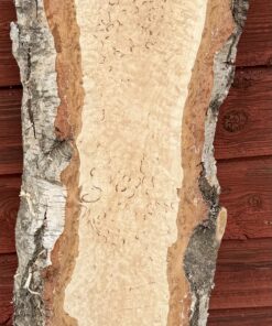 Alternative view of Fin bräda masurbjörk, okantad, hyvlad, 690x170x50 mm