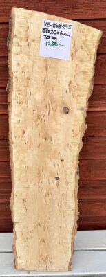 Bräda masurbjörk, okantad, hyvlad 870x200x60 mm