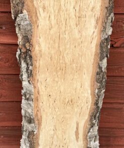 Alternative view of Bräda masurbjörk, okantad, hyvlad 870x200x60 mm