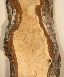 Alternative view of Bräda masurbjörk, okantad, ohyvlad, kärnfri 790x260x70 mm