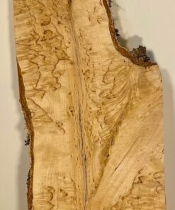 Alternative view of Bräda masurbjörk, okantad, ohyvlad, 620x210x40 mm