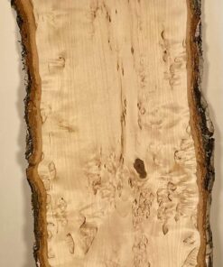 Alternative view of Bräda masurbjörk, okantad, hyvlad, 550x220x40 mm