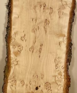 Alternative view of Bräda masurbjörk, okantad, hyvlad 440x220x35 mm