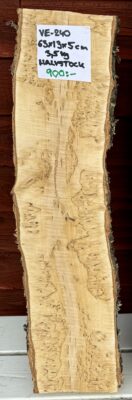 Halvstock masurbjörk 630x130x50 mm