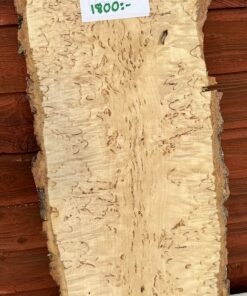 Bräda masurbjörk, okantad, hyvlad, 640x240x40 mm